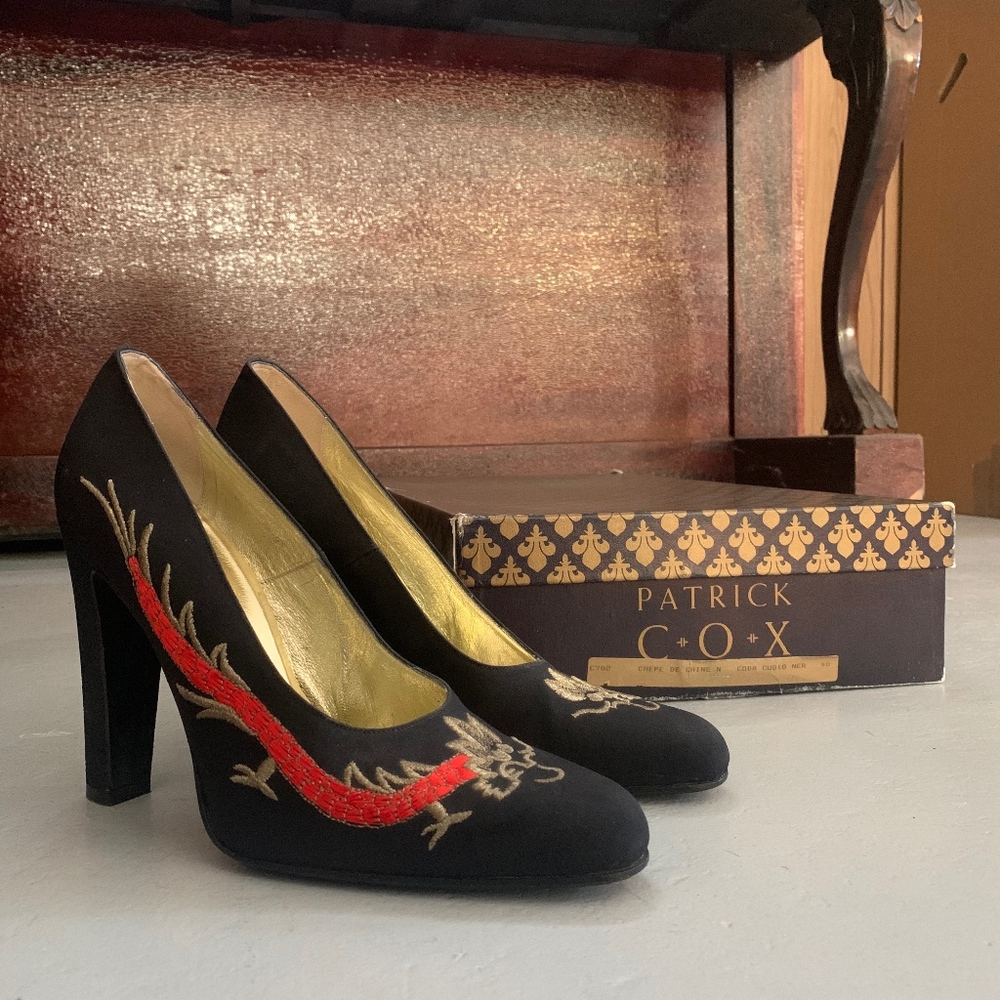 Patrick Cox black pumps